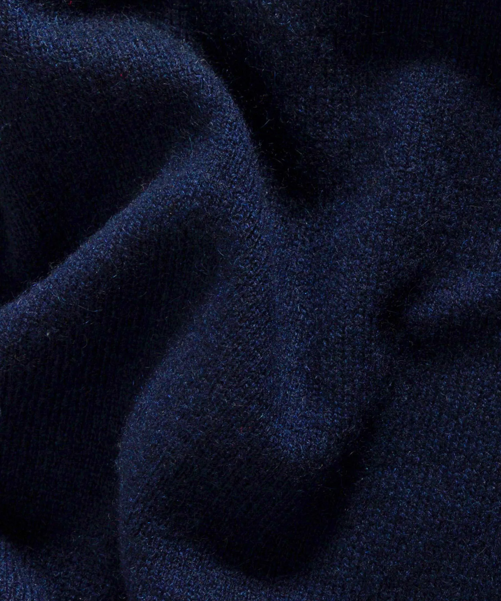 Online Rodier Pull col roulé en cachemire bleu nuit