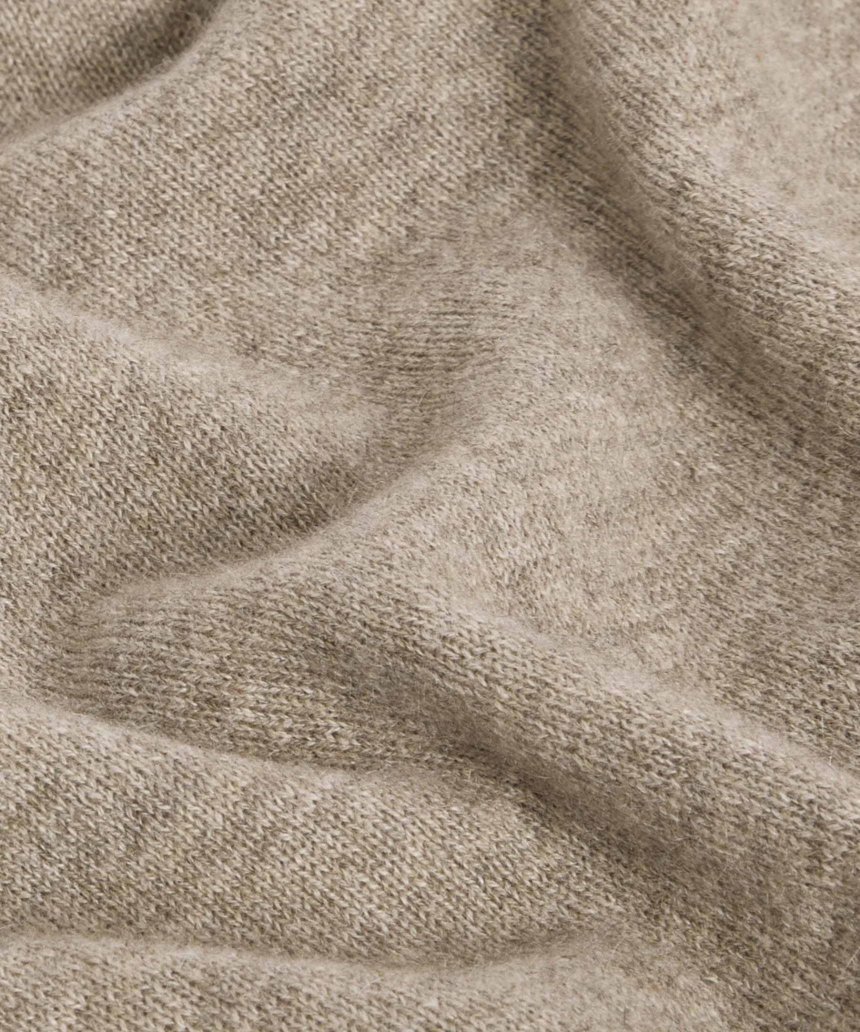 Hot Rodier Pull col roulé en cachemire beige