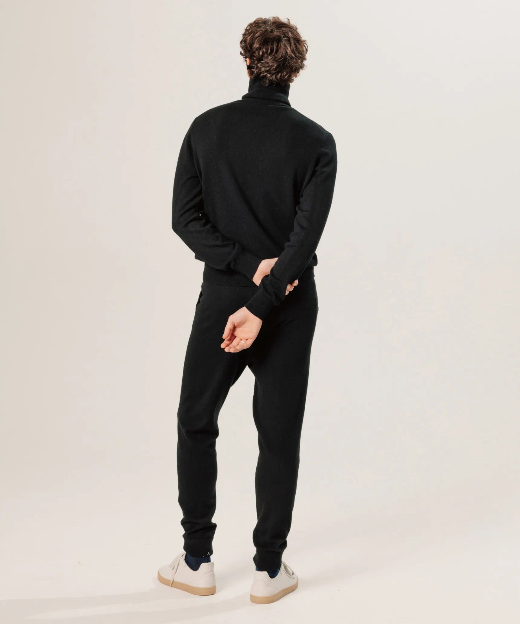 Rodier Pull col roulé en cachemire noir