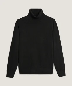 Rodier Pull col roulé en cachemire noir