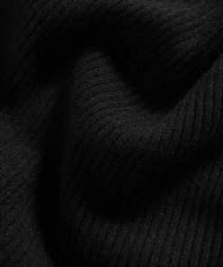 Hot Rodier Pull col tunisien en cachemire noir