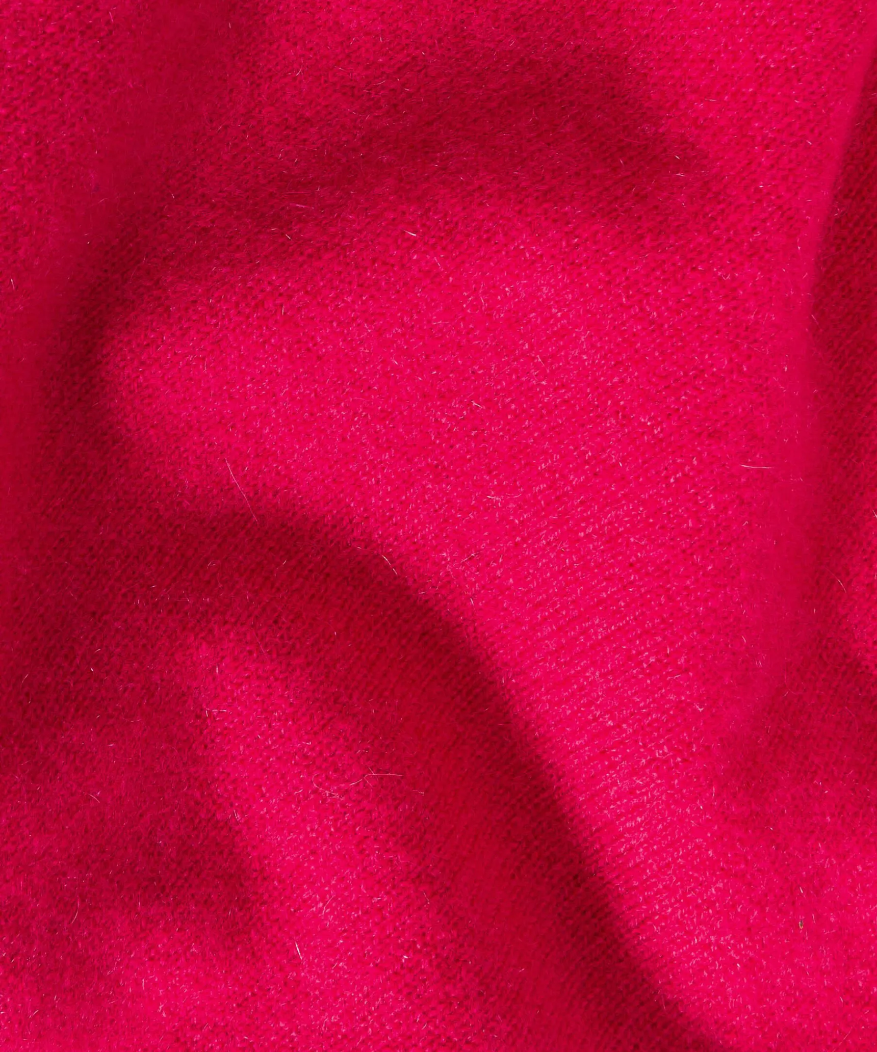 Hot Rodier Pull col tunisien en cachemire rose geranium