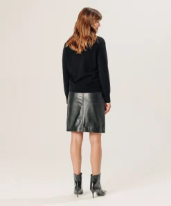 Hot Rodier Pull col tunisien en cachemire noir