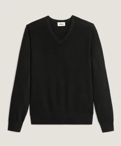 New Rodier Pull col V en cachemire noir