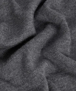 Outlet Rodier Pull col V en laine mérinos gris foncé