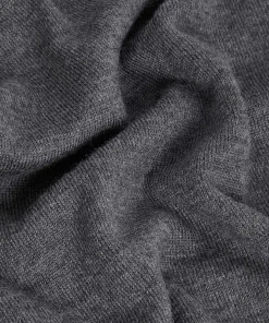 Discount Rodier Pull col V en laine mérinos gris foncé