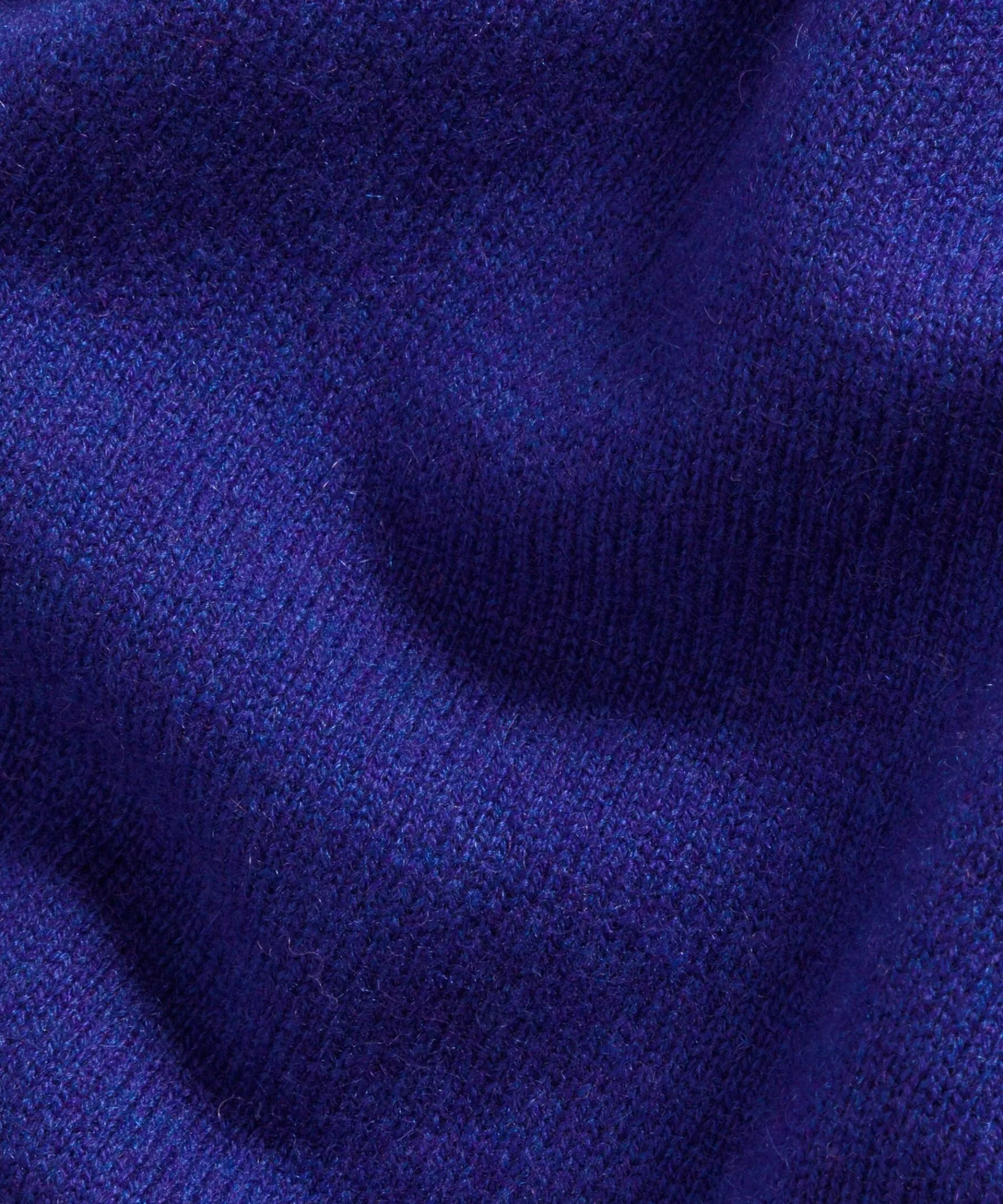 Outlet Rodier Pull col V oversize en cachemire bleu outremer