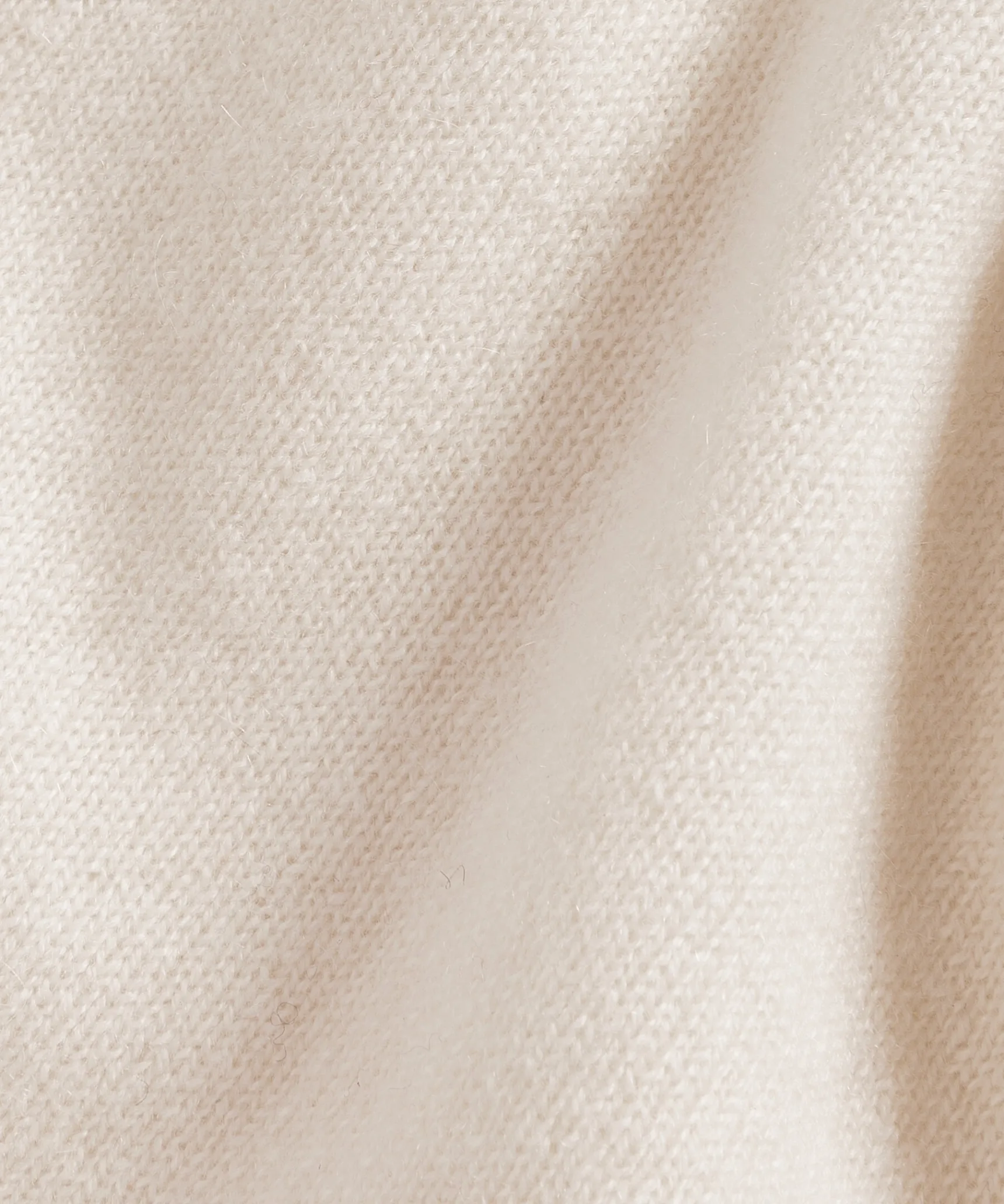 Online Rodier Pull col V oversize en cachemire blanc écru