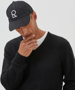 Discount Rodier Pull homme col V cachemire noir