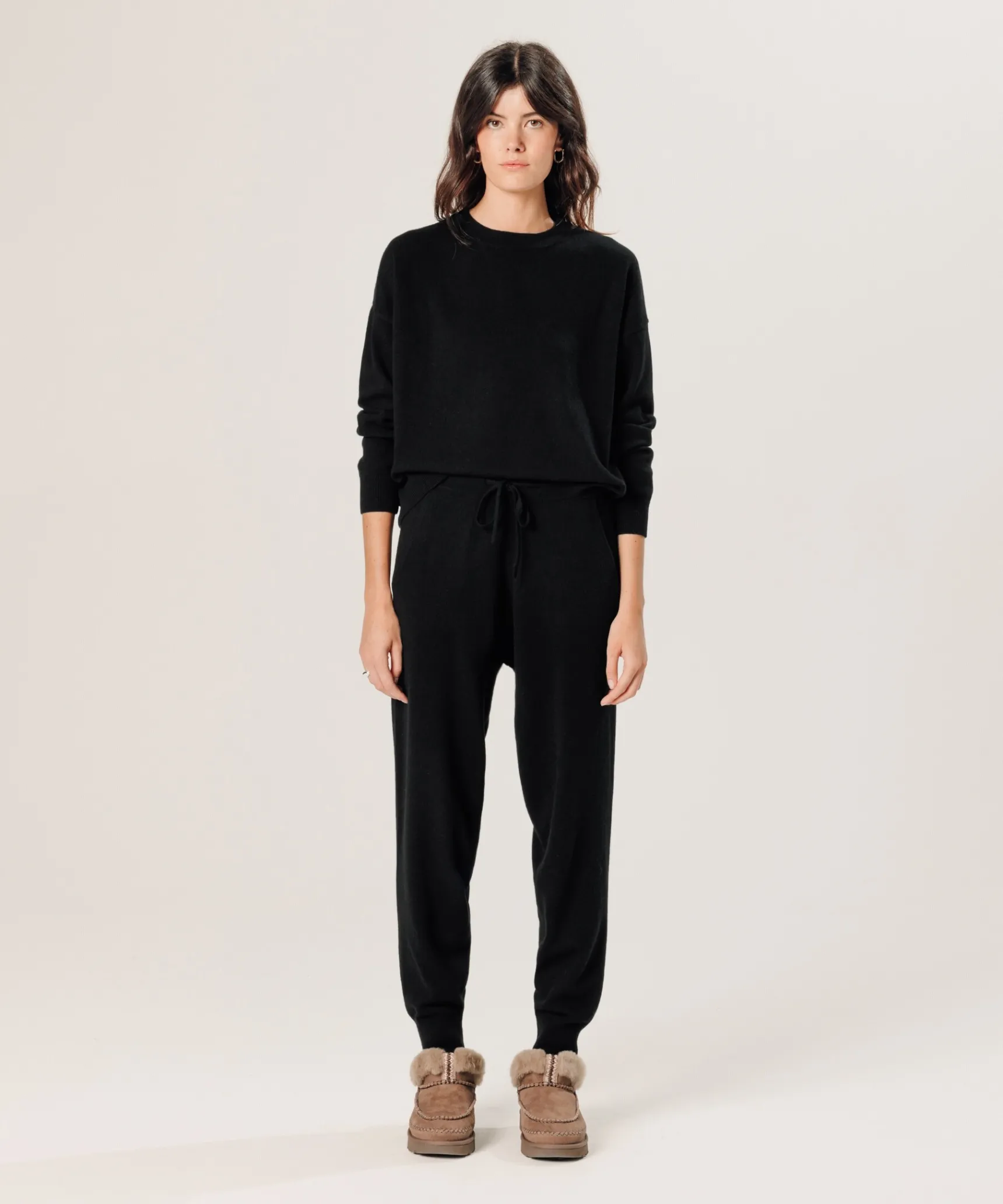 Clearance Rodier Pull large en cachemire noir