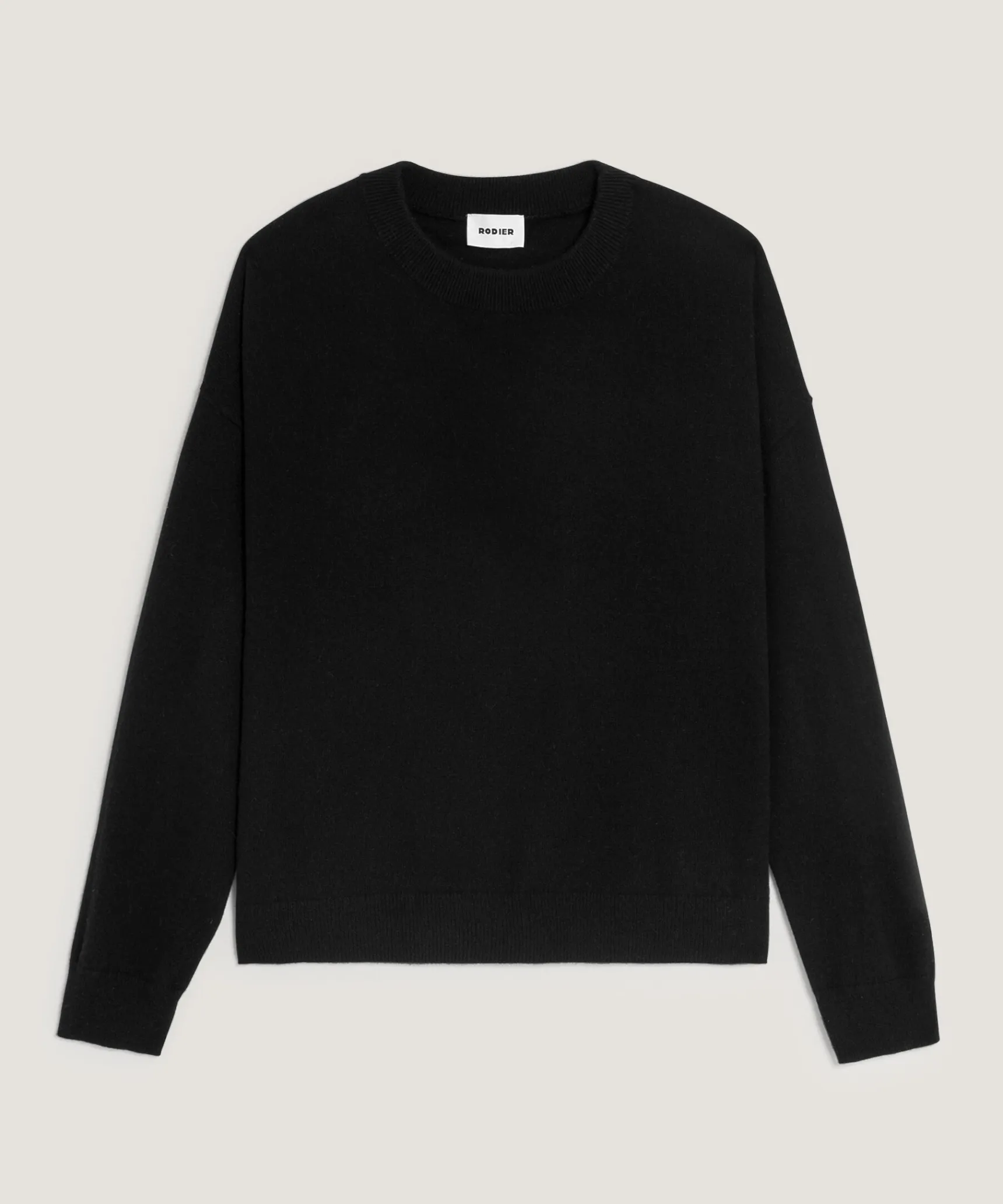 Clearance Rodier Pull large en cachemire noir