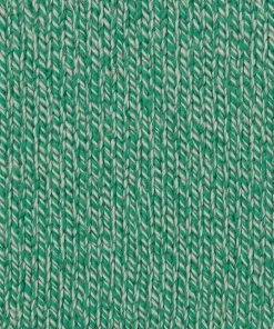 New Rodier Pull long col montant manches courtes chiné vert