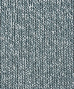 Sale Rodier Pull long col montant manches courtes chiné bleu