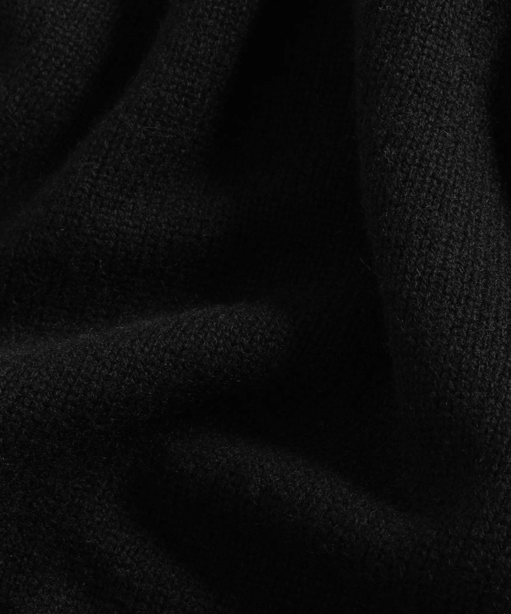 Hot Rodier Pull oversize col V en cachemire noir