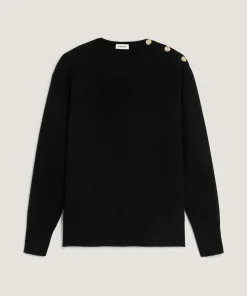 Rodier Pull oversize en cachemire noir