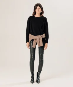 Rodier Pull oversize en cachemire noir
