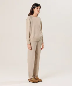 Discount Rodier Pull oversize en cachemire blanc creme