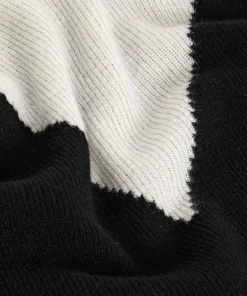 New Rodier Pull trompe l'œil en cachemire noir
