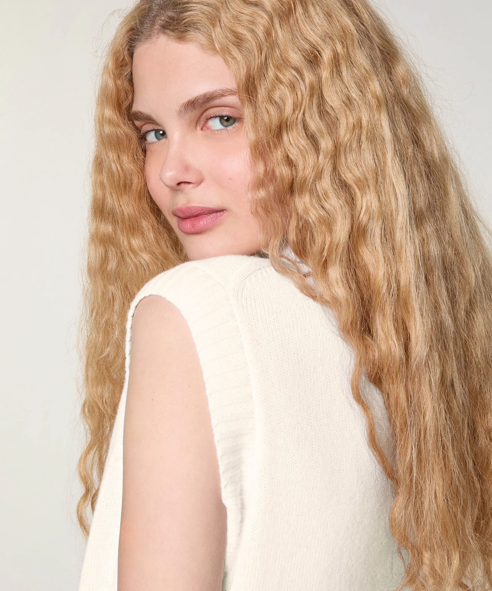 Discount Rodier Robe droite en laine blanc écru