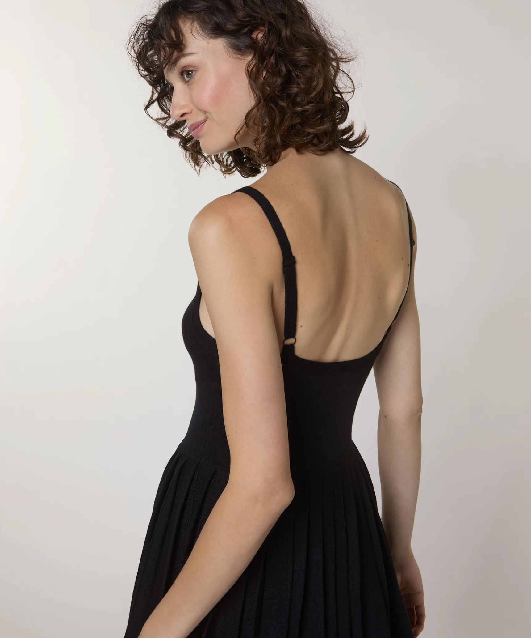 Online Rodier Robe longue en maille noir