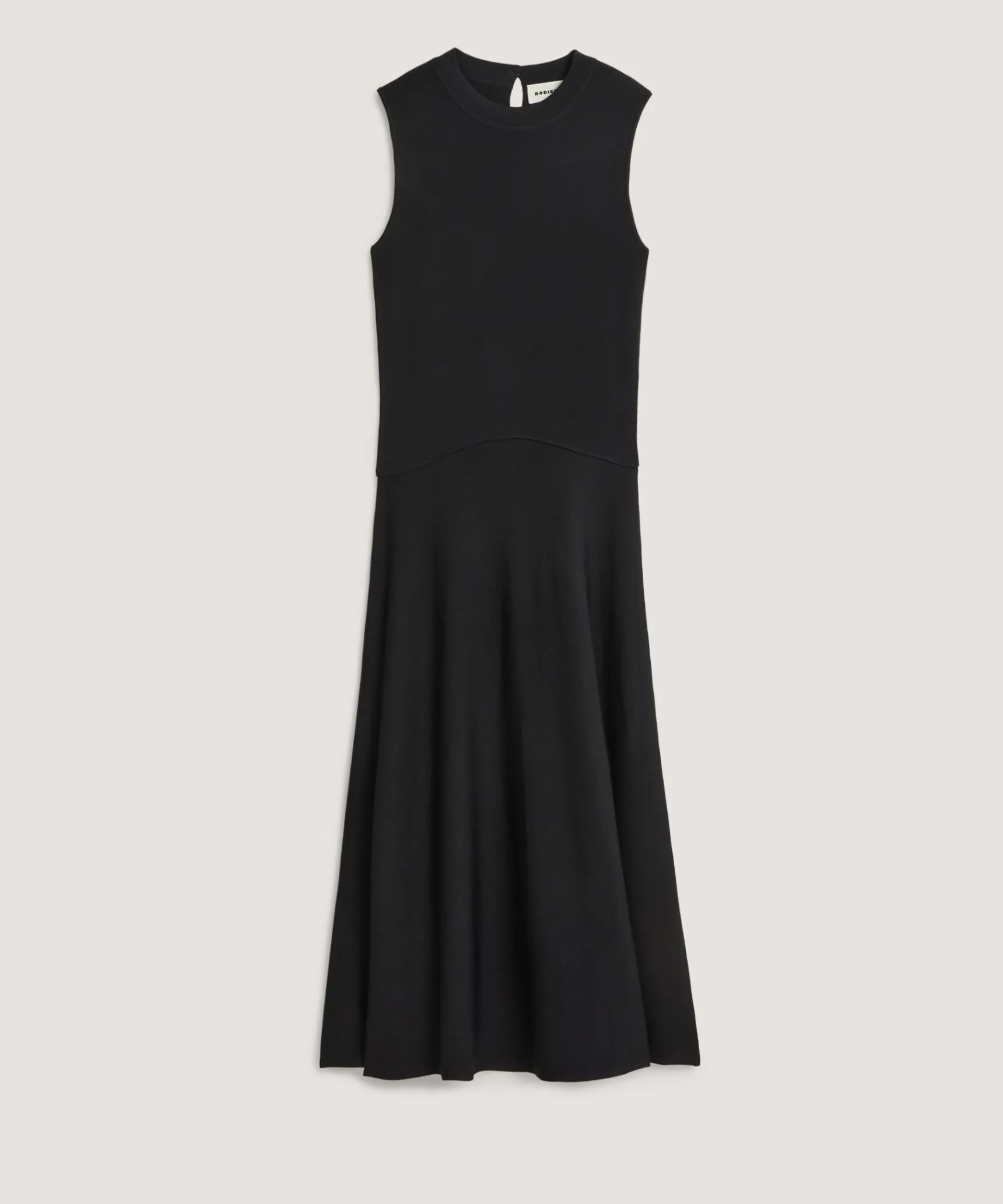 Best Rodier Robe longue évasée noir