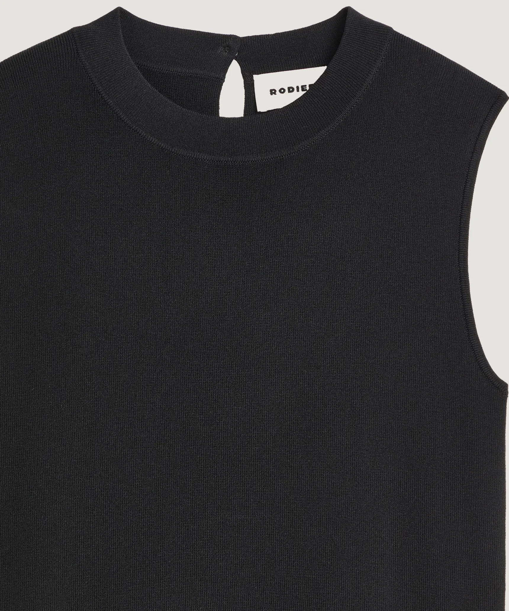 Best Rodier Robe longue évasée noir