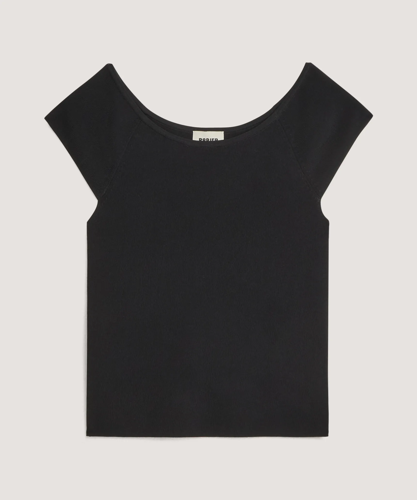 Sale Rodier Top encolure bateau noir