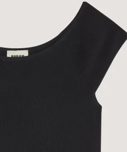 Sale Rodier Top encolure bateau noir