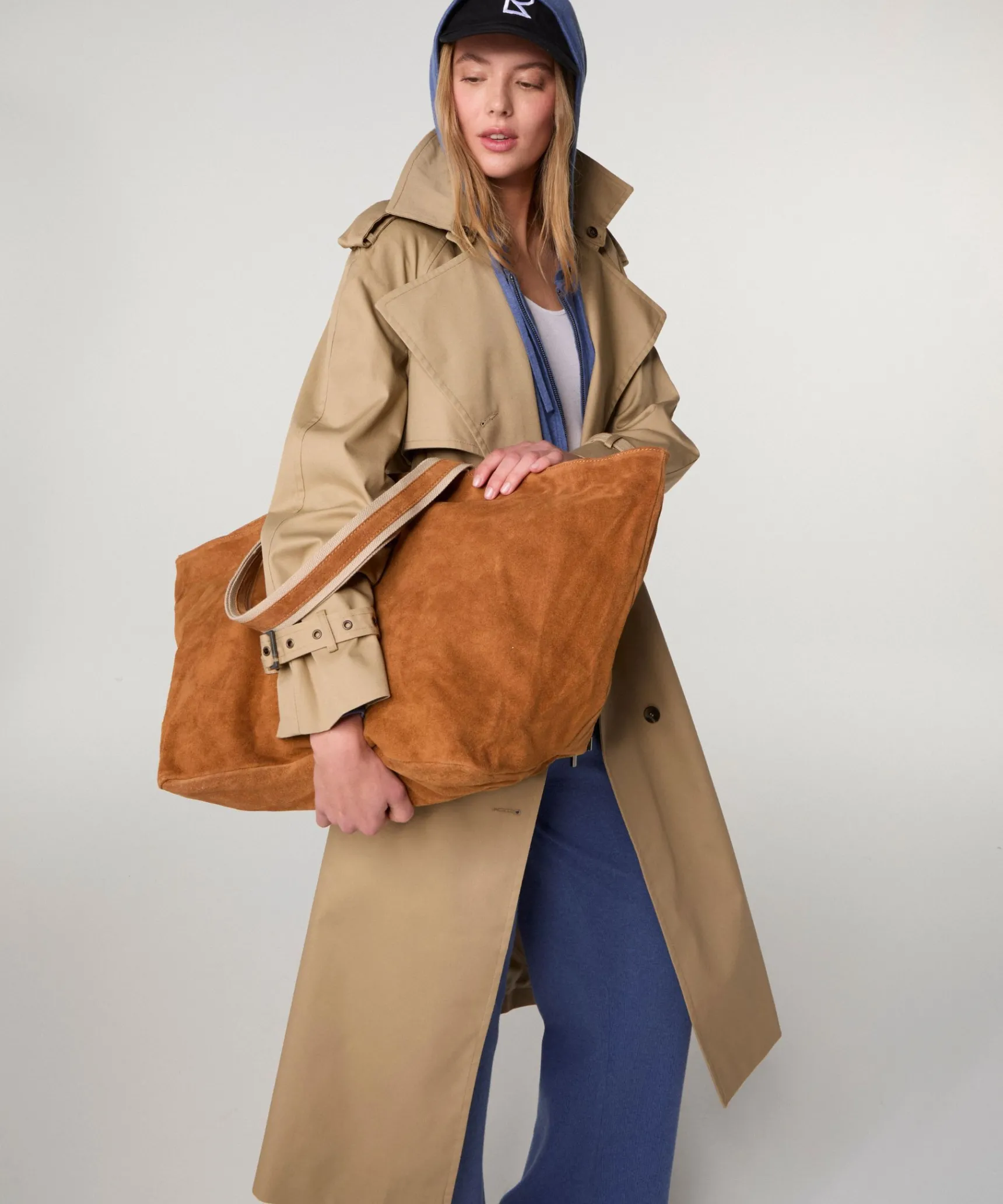 New Rodier Trench-coat oversize beige