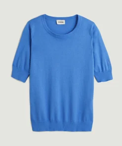 Rodier Twin-set coton bleu horizon