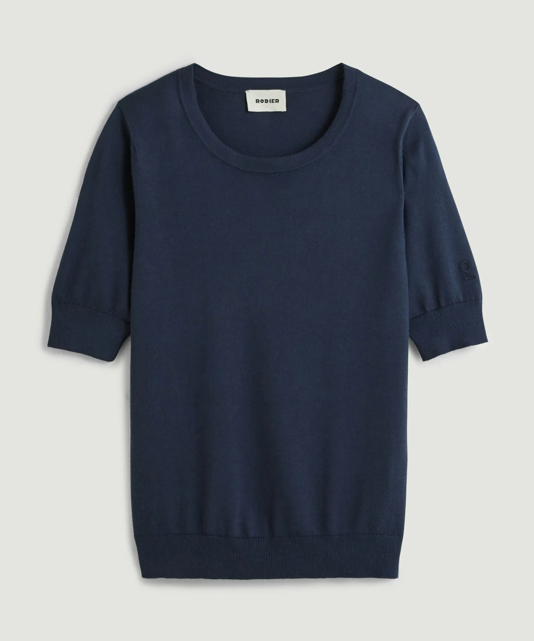 Online Rodier Twin-set coton bleu nuit