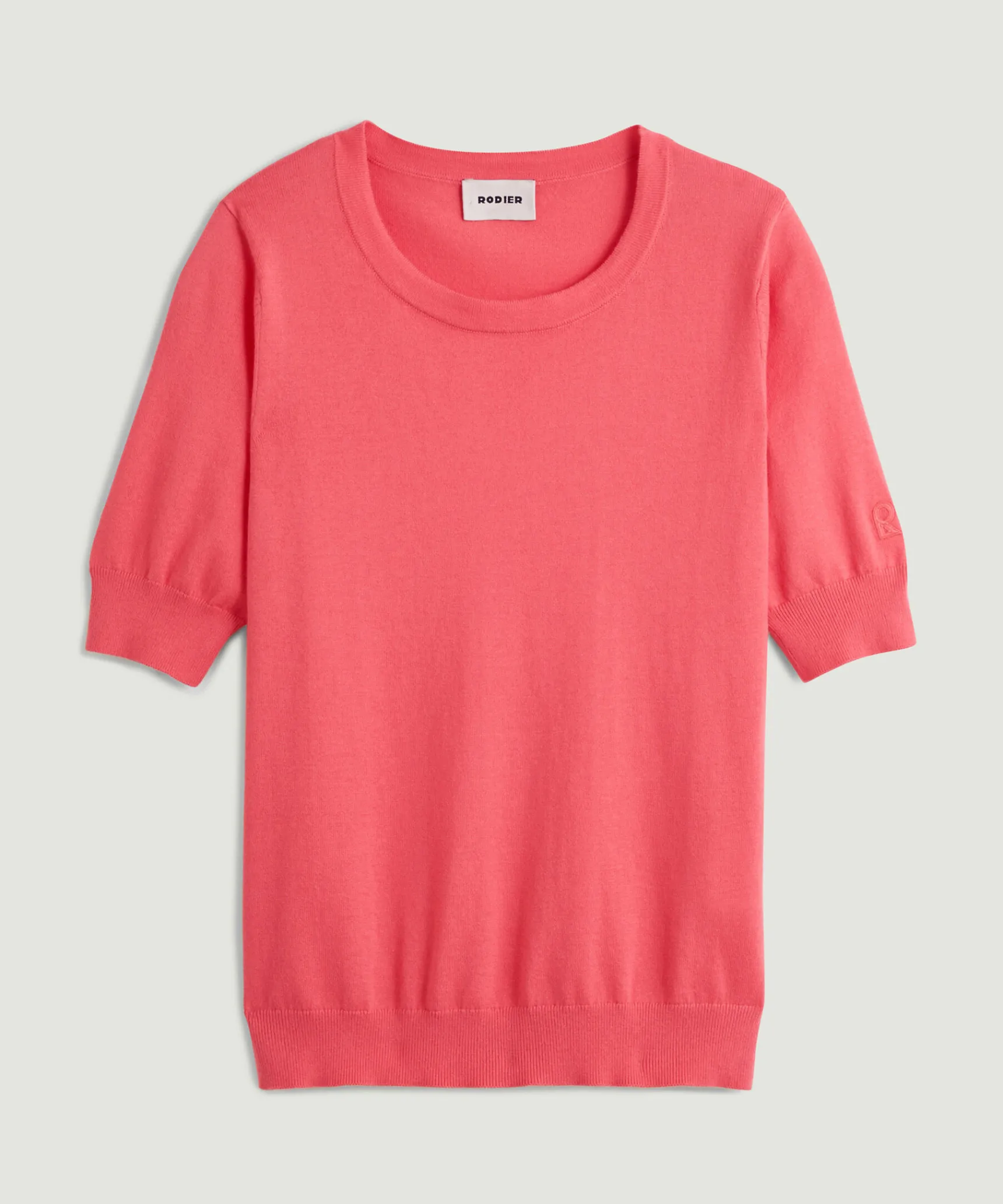 Sale Rodier Twin-set coton orange corail