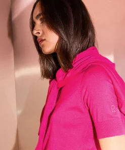 Best Rodier Twin-set coton rose magenta