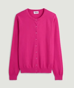 Best Rodier Twin-set coton rose magenta