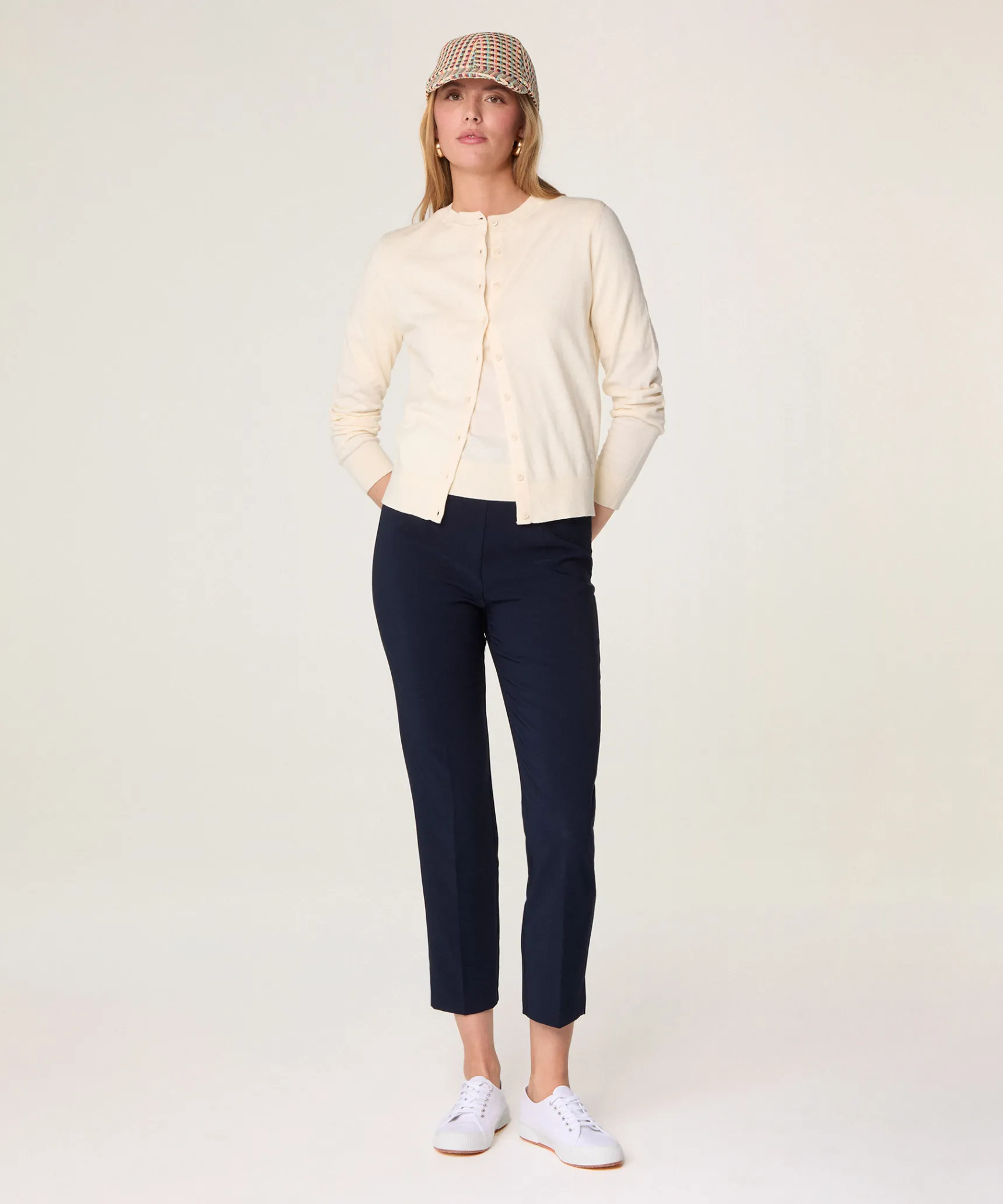 Clearance Rodier Twin-set en coton blanc écru