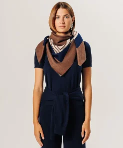 Sale Rodier Twin-set en maille bleu nuit