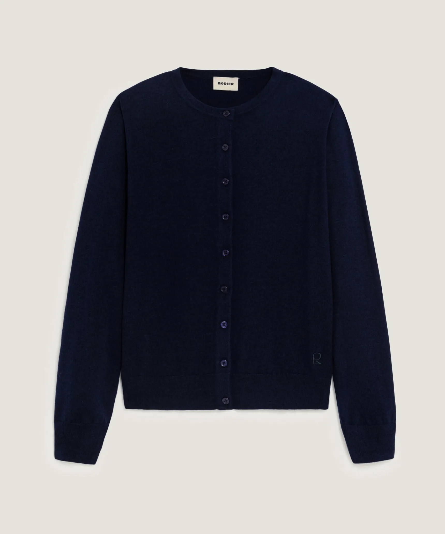 Sale Rodier Twin-set en maille bleu nuit