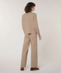 Best Rodier Veste courte en maille milano marron moka