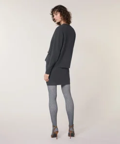 Sale Rodier Veste courte en maille milano gris foncé