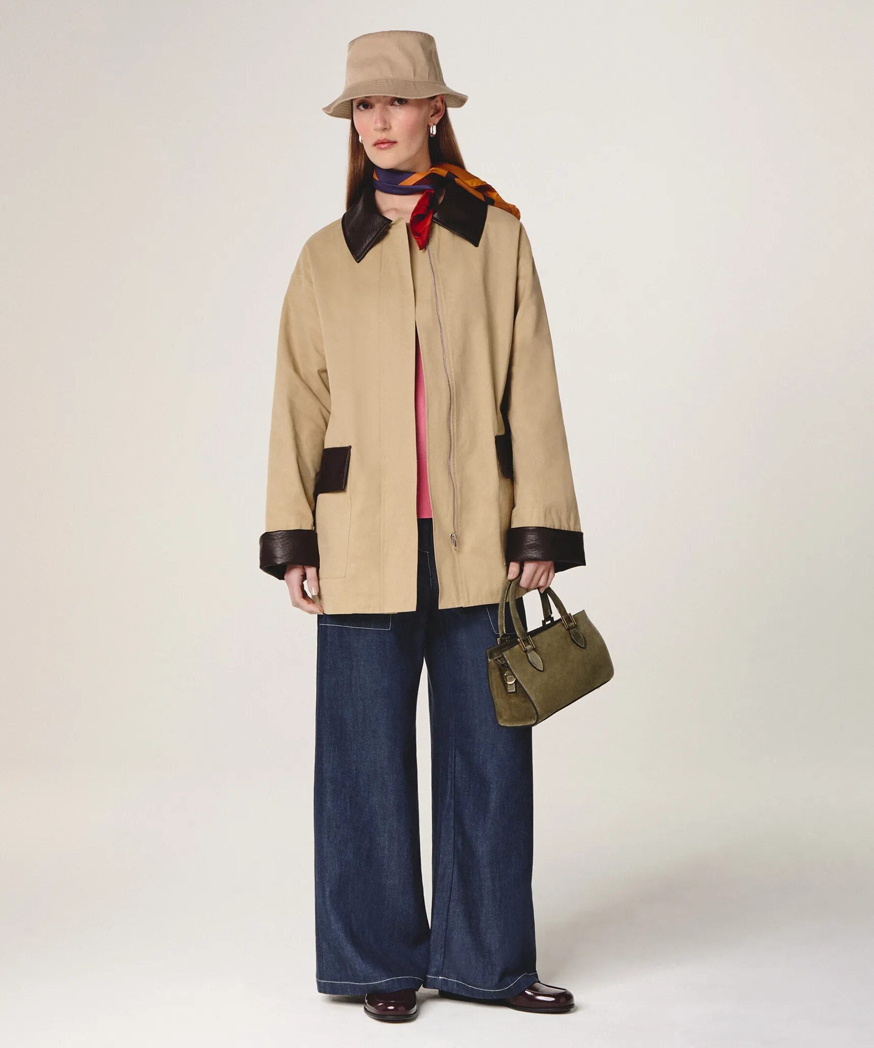Rodier Veste de chasse beige foncé