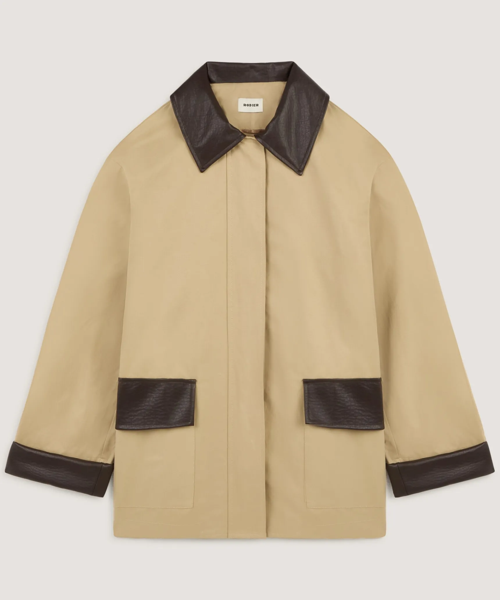 Rodier Veste de chasse beige foncé