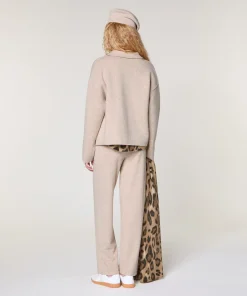 Outlet Rodier Veste double face en laine beige chiné